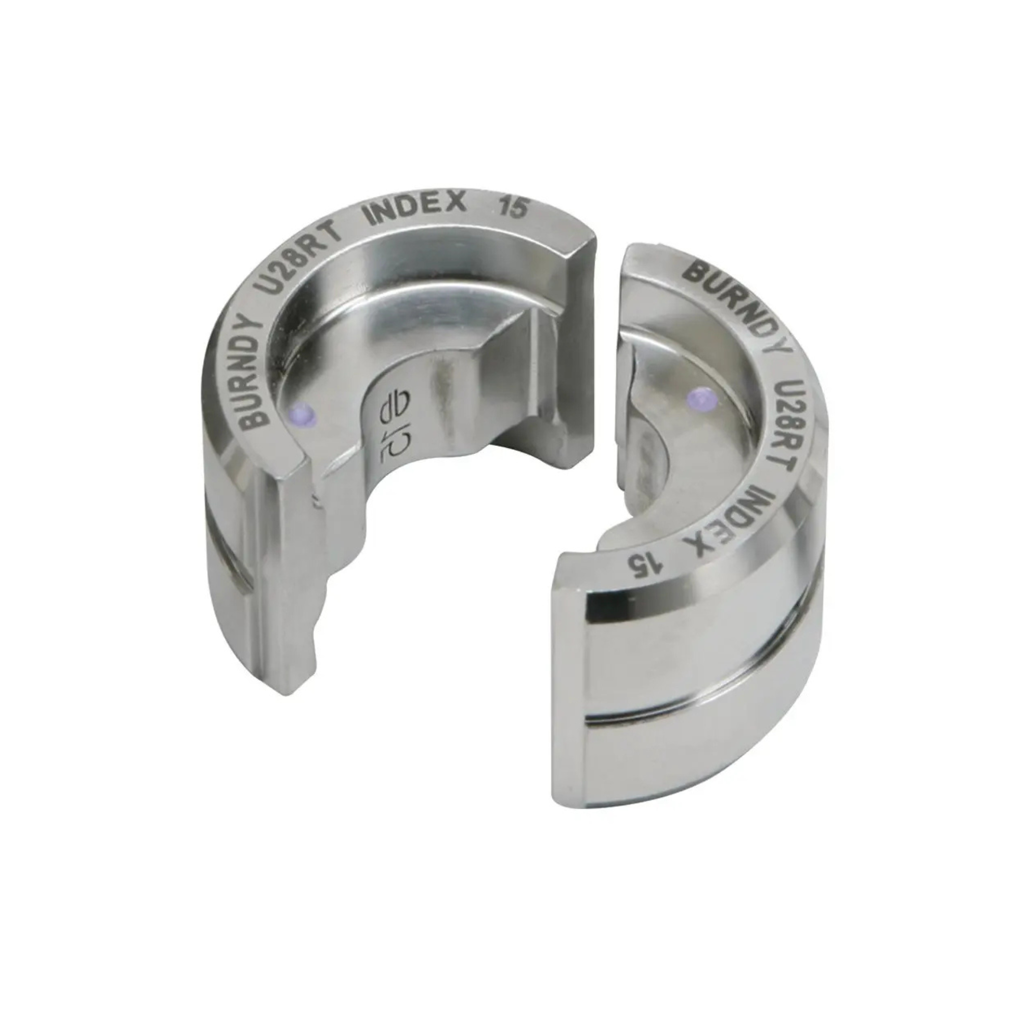 Burndy Stainless Steel Circular Butting Twin U-Die, Index O from Columbia Safety